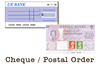cheque/postal order